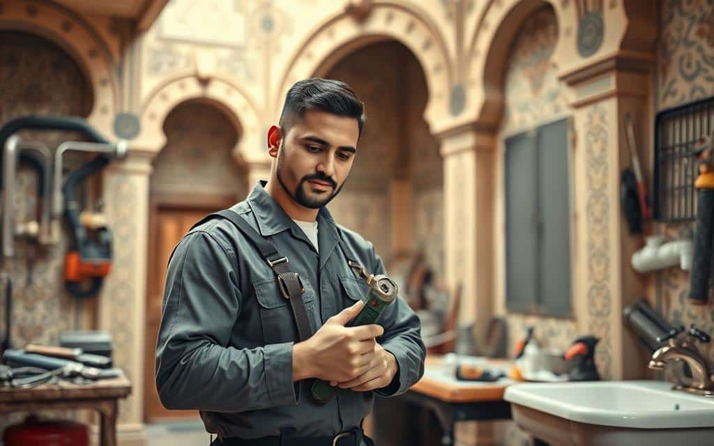 فني صحي جمعية الشامية